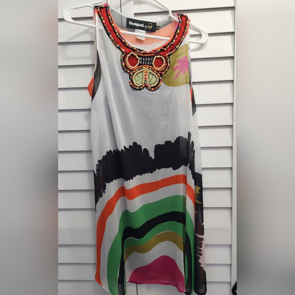 Desigual Dress with beads 36